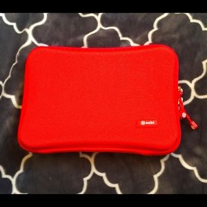 Nabi 2 protective case 7” x 9”. Red color